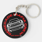 Renegade Mafia Crew Logo Schlüsselanhänger (Rückseite)