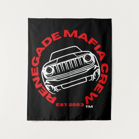 Renegade Mafia Crew Tapestry Wandteppich (Vorderseite)