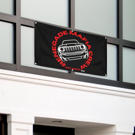 Renegade Mafia Crew Vinyl Flag Banner (Äußeres Gebäude)