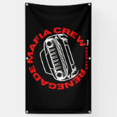 Renegade Mafia Crew Vinyl Flag Banner (Vertikal)