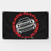 Renegade Mafia Crew Vinyl Flag Banner (Horizontal)