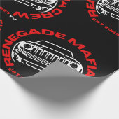 Renegade Mafia Crew Wrapping Paper Geschenkpapier (Ecke)
