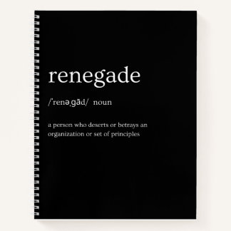 Renegade Trauma Journal Notizblock