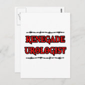 Renegade Urologist Postkarte (Vorne/Hinten)