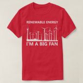 Renewable Energy Iampx27m A Big Fan Wind Turbine V T-Shirt (Design vorne)