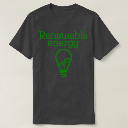 Renewable energy T Shirt Classic TShirt (Design vorne)
