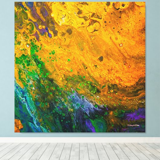 "Renewal" Custom Art Canvas Print Leinwanddruck (Insitu (Holzboden))