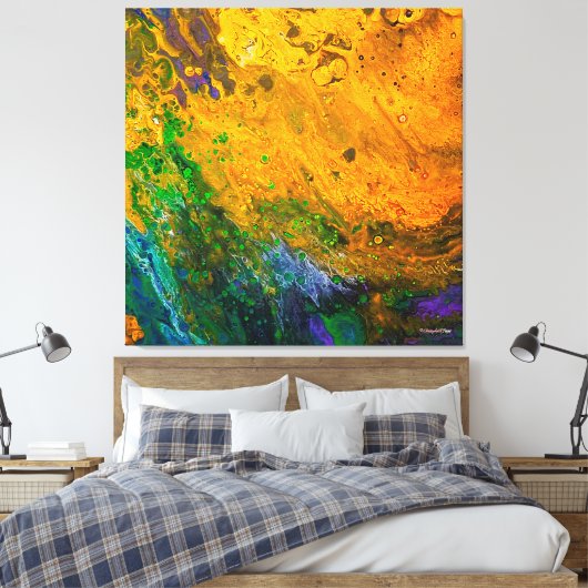 "Renewal" Custom Art Canvas Print Leinwanddruck (Insitu (Schlafzimmer))