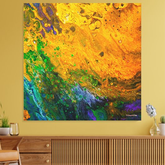 "Renewal" Custom Art Canvas Print Leinwanddruck (Insitu (Wohnzimmer))