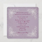 Renewal-Spitzen-Ecken und Musikhintergrund Einladung (Vorderseite)