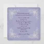 Renewal-Spitzen-Ecken und Musikhintergrund Einladung (Vorderseite)