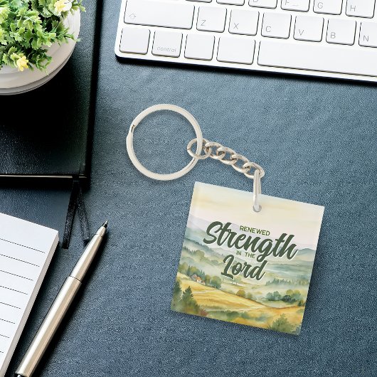 Renewed Strength in the Lord Christian Schlüsselanhänger