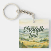 Renewed Strength in the Lord Christian Schlüsselanhänger (Vorderseite)