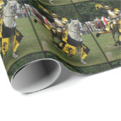 Renfest Ritter Geschenkpapier (Rolleneckpunkt)