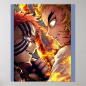 Rengoku Flame Pillar Demon Slayer Kimetsu no Yaib Poster (Vorne)