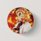 Rengoku Kyojuro Button (Vorderseite)