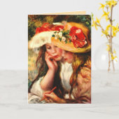 Renior Meisterwerk Karte (Gelbe Blume)