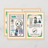 Renkin Wizard - Rhenium Element Postkarte (Vorne/Hinten)