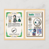 Renkin Wizard - Rhenium Element Postkarte (Rückseite)