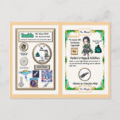 Renkin Wizard - Rhenium Element Postkarte (Vorderseite)