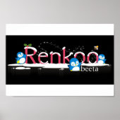 Renkoo Penguin Logo Poster (Vorne)