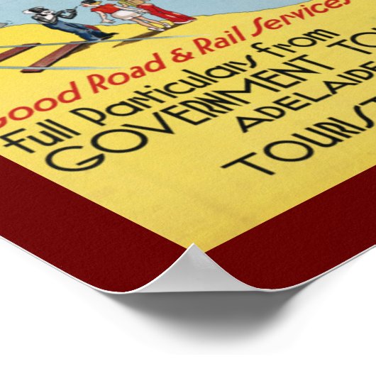 Renmark auf der Murray Poster (Ecke)