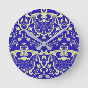 Rennaisance Damask #1 @ Sonolotre Runde Wanduhr