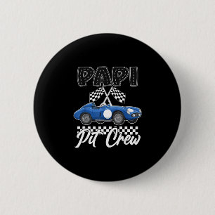 Rennauto-Geburtstagsfeier-Rennfamilie Papi Pit Button