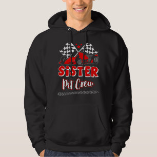 Rennauto-Geburtstagsfeier Rennfamilie Schwester Pi Hoodie