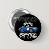 Rennauto-Geburtstagsfeier-Rennfamilienfreund-Pit Button (Vorne & Hinten)