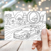 Rennauto-Vierte Geburtstagsfeier Einladung