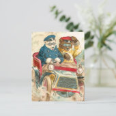 Rennbären Postkarte (Stehend Vorderseite)