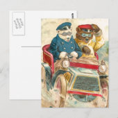 Rennbären Postkarte (Vorne/Hinten)