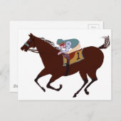 Renndesign Postkarte (Vorne/Hinten)