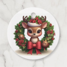 Renne-Geschenketikett Geschenkanhänger