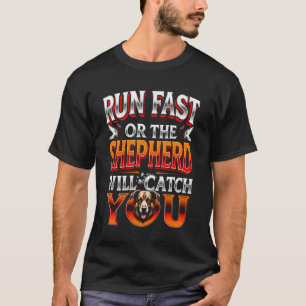 RENNE SCHNELL ODER DER SCHÄFER WIRD DICH FANGEN Hu T-Shirt
