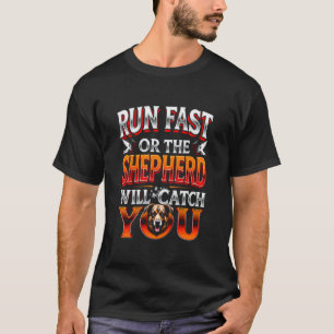 RENNE SCHNELL ODER DER SCHÄFER WIRD DICH FANGEN Hu T-Shirt