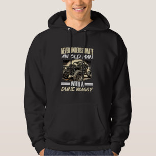 Rennen am Strand Race Race Race Alter Mann mit Dus Hoodie