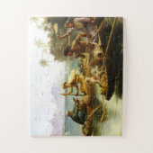 Rennen auf den Markt, Chevalier Puzzle (Vertikal)