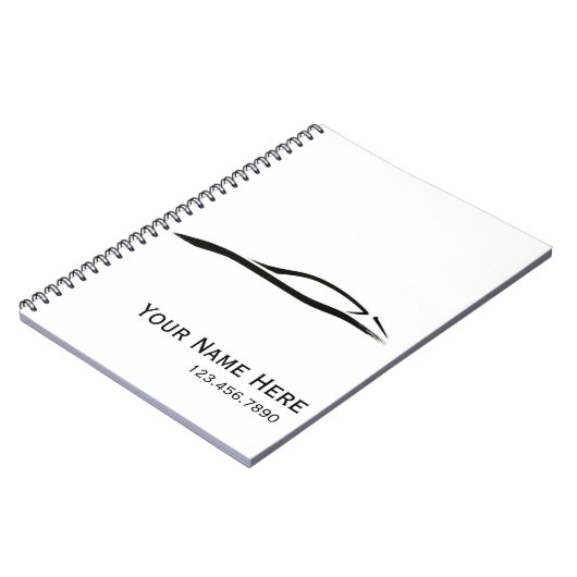 Rennen-Auto-Notizbuch - personalisiert Notizblock (Linke Seite)