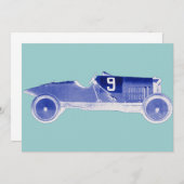 Rennen-Auto-Thema-Party Einladungen (Vorne/Hinten)