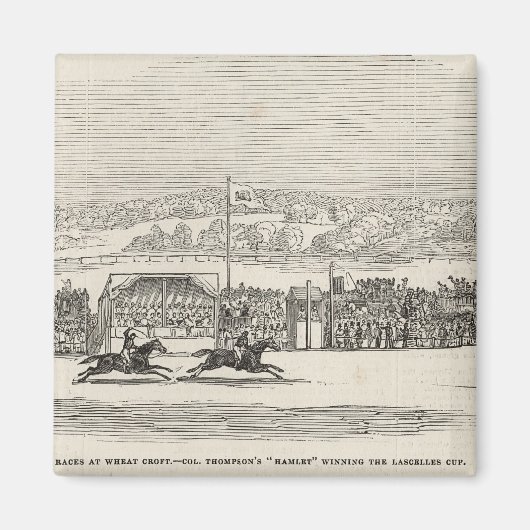 Rennen bei Wheat Croft: Col. Thompsons 'Hamlet' Magnet (Vorne)