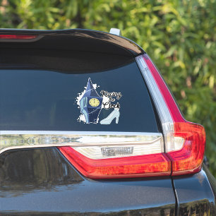 Rennen der Uhr Aufkleber