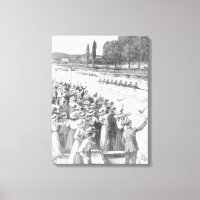 Rennen der Vintagen Crew mit vielen Zuschauer