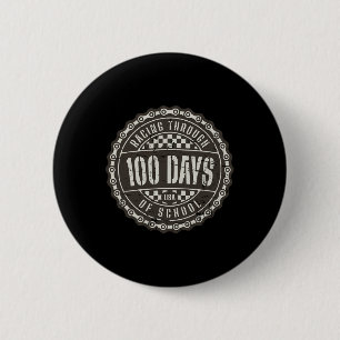 Rennen durch 100 Tage Schule - Motorrad-Rutsche Button