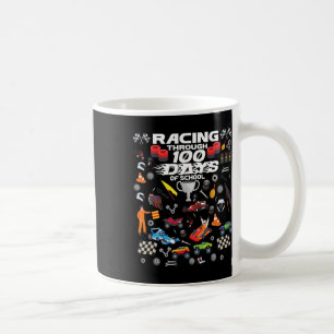 Rennen durch 100 Tage Schulrennen Auto Boys Gi Kaffeetasse