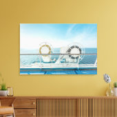 Rennen eines Kreuzfahrtschiffs Leinwanddruck (Insitu (Wohnzimmer))