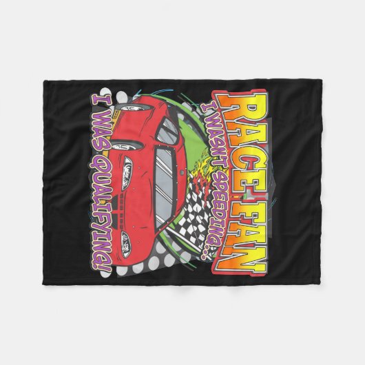 Rennen-Fan-Qualifizieren Fleecedecke (Vorderseite (Horizontal))