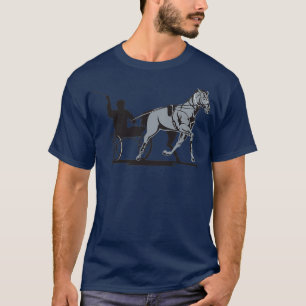 Rennen für Pferde und Jockey Harness T-Shirt