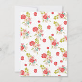 Rennen Geburtstagsparty Einladung (Rückseite)